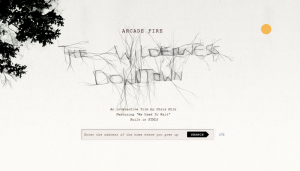 Arcade Fire - Un site en HTML 5